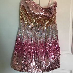 Short sequin dress